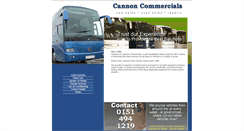 Desktop Screenshot of cannoncommercials.co.uk